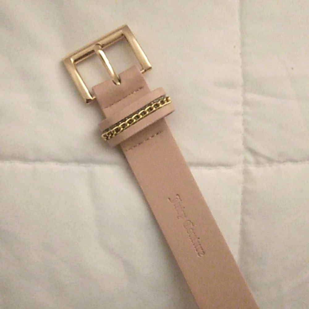 pink Juicy Couture belt